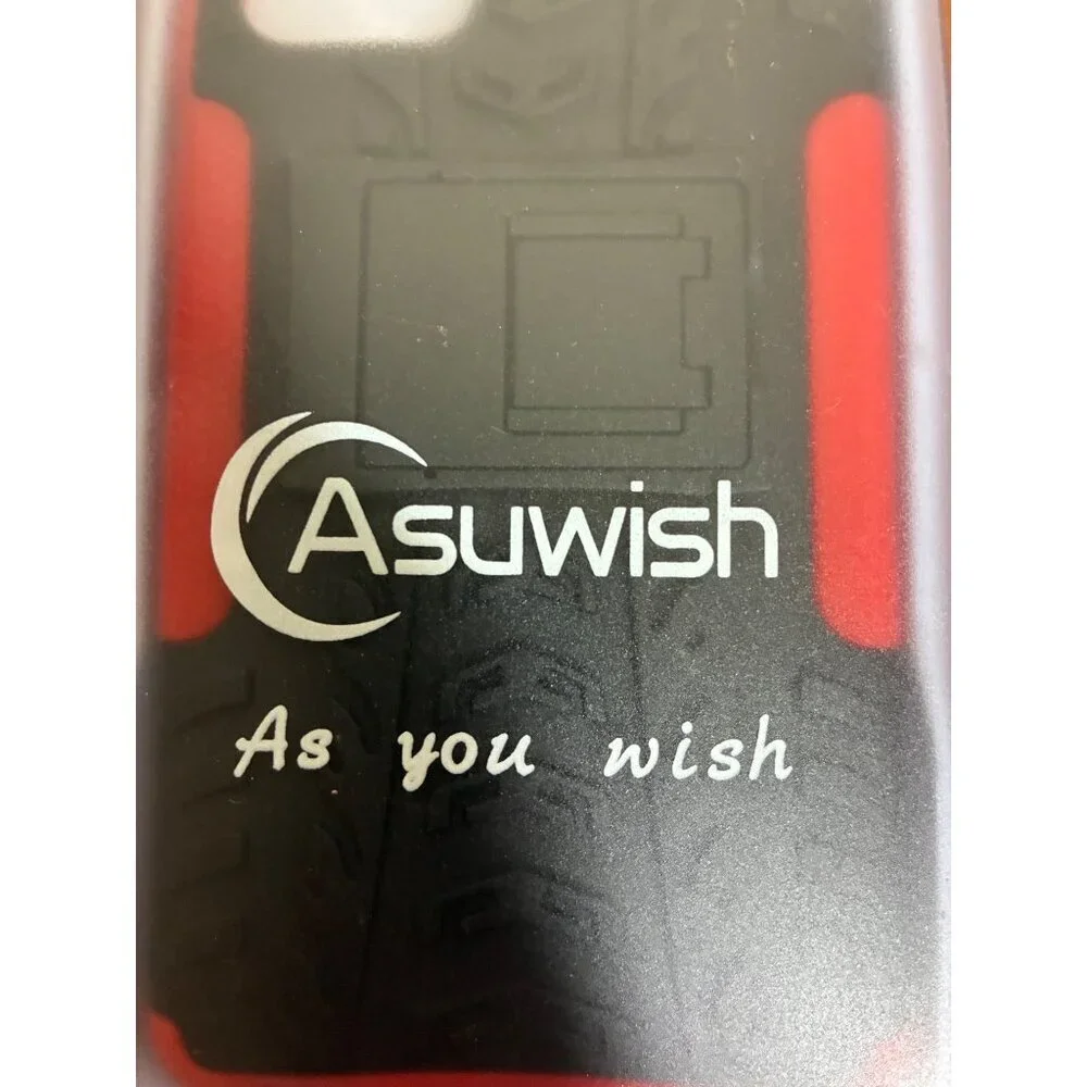 Cell Phone Case for Samsung Galaxy A72 5G Black Red